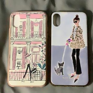 Two Kate Spade ♠️ iPhone X cases